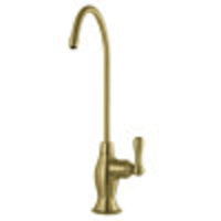 Thumbnail for Kingston Brass KSAG3197AL Restoration Reverse Osmosis System Filtration Water Air Gap Faucet, Brushed Brass - BNGBath