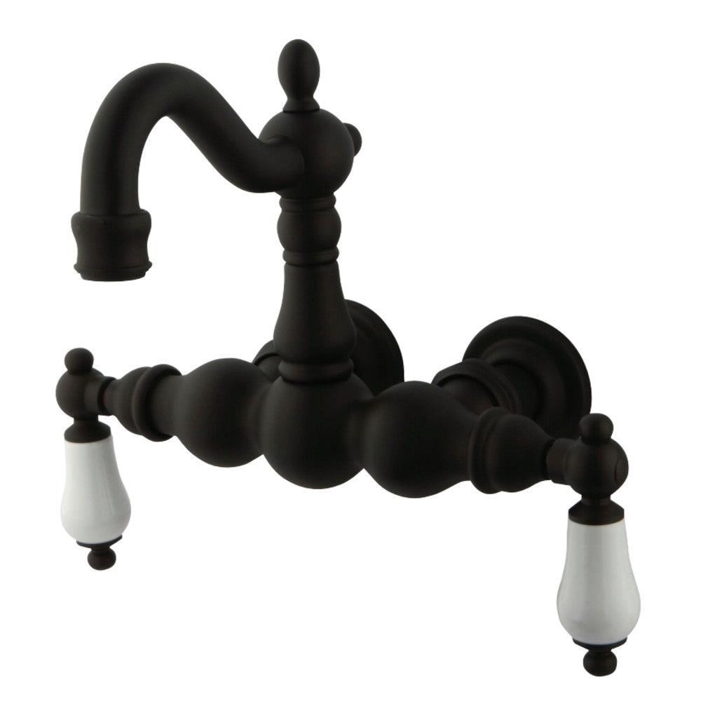 Kingston Brass CC1005T5 Vintage 3-3/8-Inch Wall Mount Tub Faucet, Oil Rubbed Bronze - BNGBath
