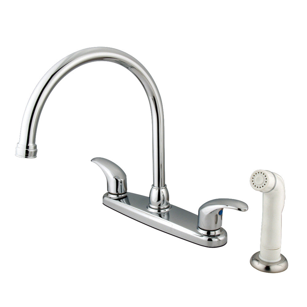Kingston Brass KB6791LL Legacy 8-Inch Centerset Kitchen Faucet, Polished Chrome - BNGBath