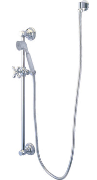 Thumbnail for Kingston Brass KAK3321W1 Made To Match Hand Shower Combo with Slide Bar, Polished Chrome - BNGBath