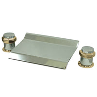 Thumbnail for Kingston Brass KS2244AR Milano Roman Tub Faucet, Polished Chrome/Polished Brass - BNGBath