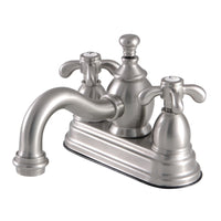 Thumbnail for Kingston Brass KS7108TX 4 in. Centerset Bathroom Faucet, Brushed Nickel - BNGBath