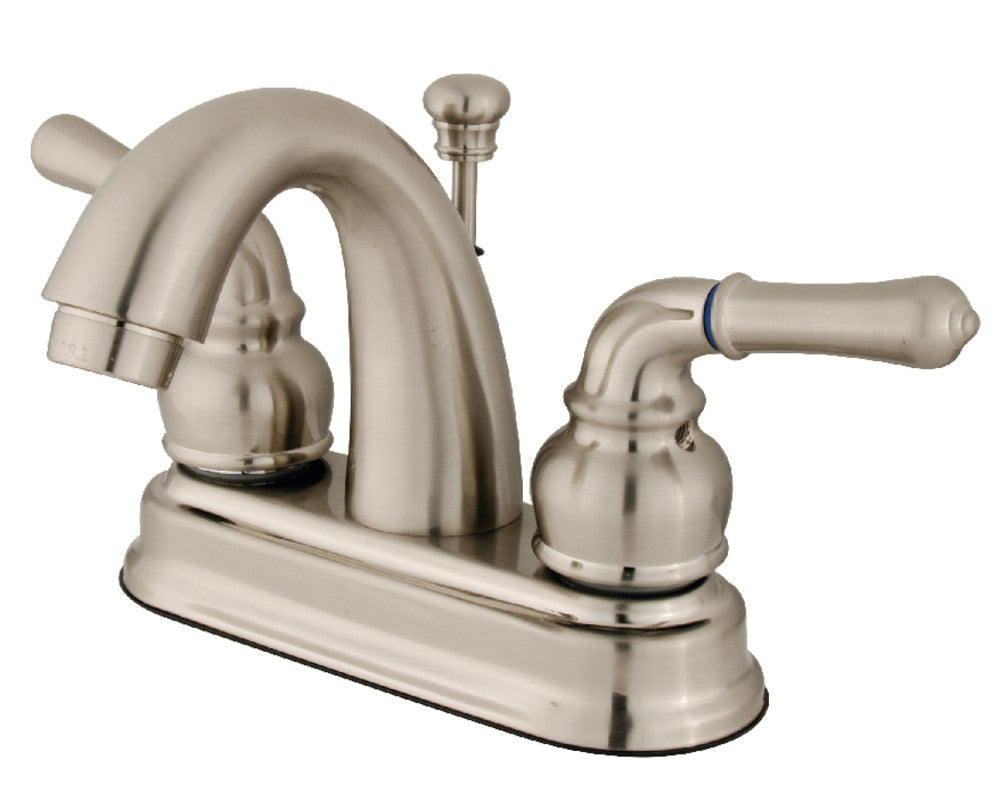 Kingston Brass KB5618NML 4 in. Centerset Bathroom Faucet, Brushed Nickel - BNGBath