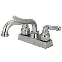 Thumbnail for Kingston Brass KB2471NML 4 in. Centerset 2-Handle Laundry Faucet, Polished Chrome - BNGBath
