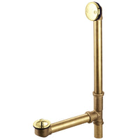 Thumbnail for Kingston Brass DLL3162 Bath Tub Drain with Overflow, Polished Brass - BNGBath