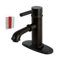 Thumbnail for Kingston Brass KS7415DKL Kaiser Single-Handle Bathroom Faucet, Oil Rubbed Bronze - BNGBath