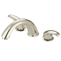 Thumbnail for Kingston Brass KS6368LL Roman Tub Faucet, Brushed Nickel - BNGBath