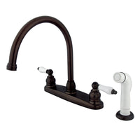 Thumbnail for Kingston Brass KB725 Vintage Centerset Kitchen Faucet, Oil Rubbed Bronze - BNGBath