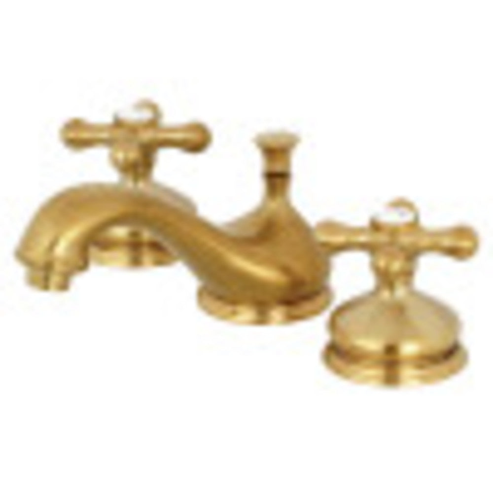 Kingston Brass KS1167AX 8 in. Widespread Bathroom Faucet, Brushed Brass - BNGBath