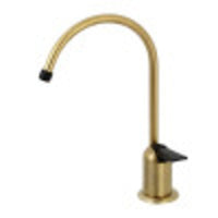 Thumbnail for Kingston Brass K6197 Americana Single-Handle Water Filtration Faucet, Brushed Brass - BNGBath
