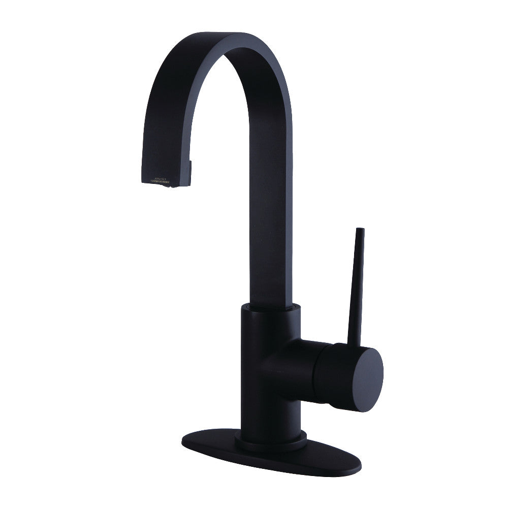 Fauceture LS8210NYL New York Single-Handle Bathroom Faucet Drain, Matte Black - BNGBath