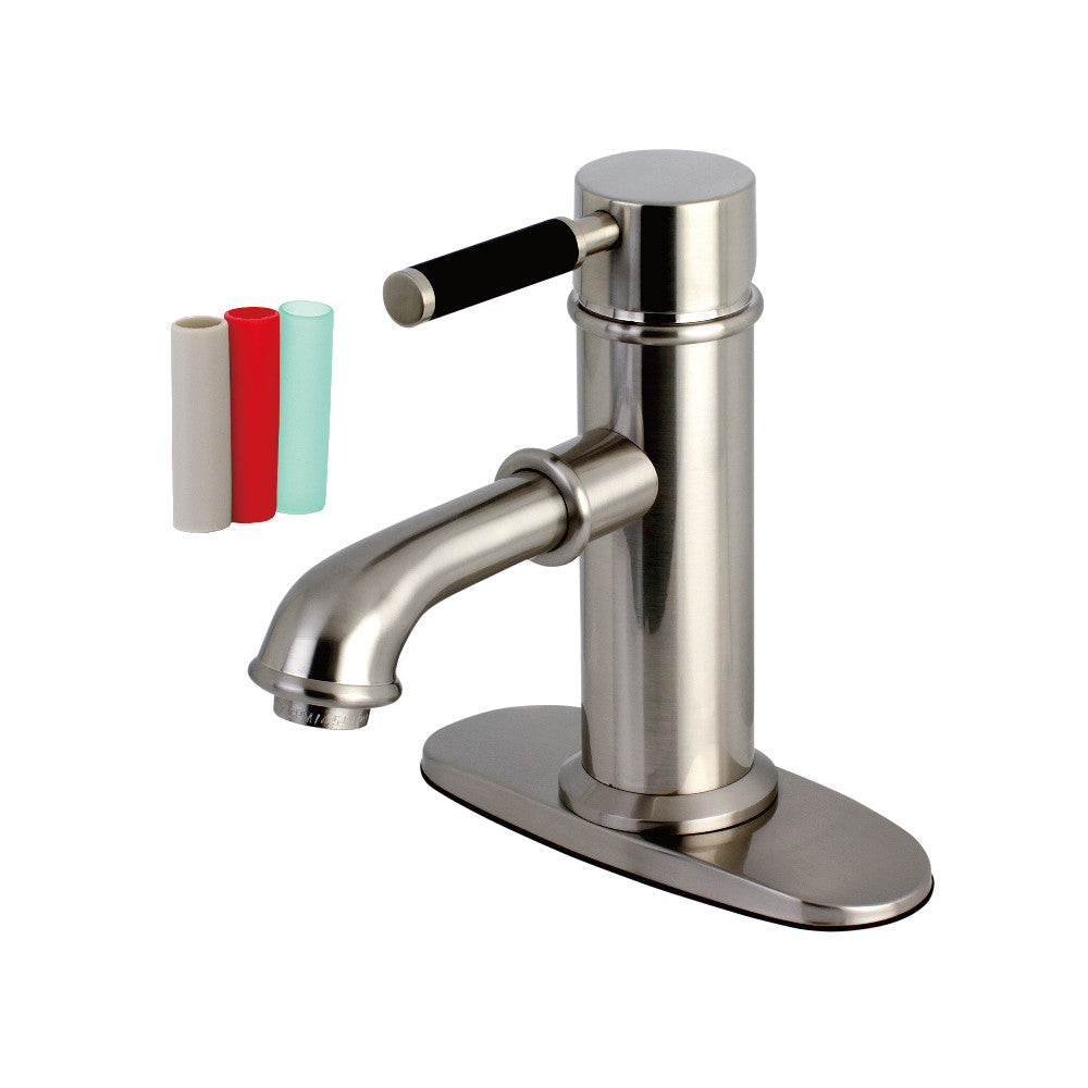 Kingston Brass KS7418DKL Kaiser Single-Handle Bathroom Faucet, Brushed Nickel - BNGBath