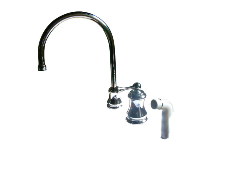 Kingston Brass KS3811AL Widespread Kitchen Faucet, Polished Chrome - BNGBath