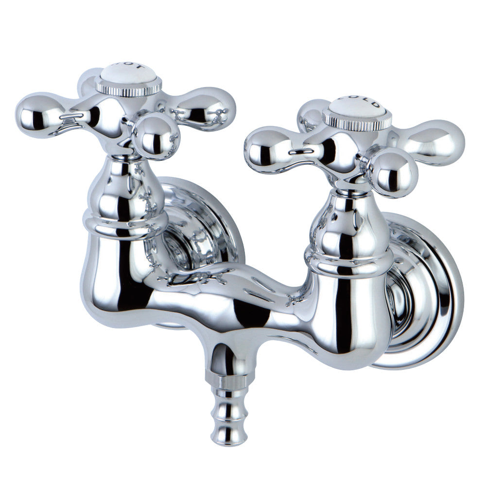 Kingston Brass CC38T1 Vintage 3-3/8-Inch Wall Mount Tub Faucet, Polished Chrome - BNGBath