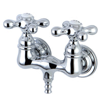 Thumbnail for Kingston Brass CC38T1 Vintage 3-3/8-Inch Wall Mount Tub Faucet, Polished Chrome - BNGBath