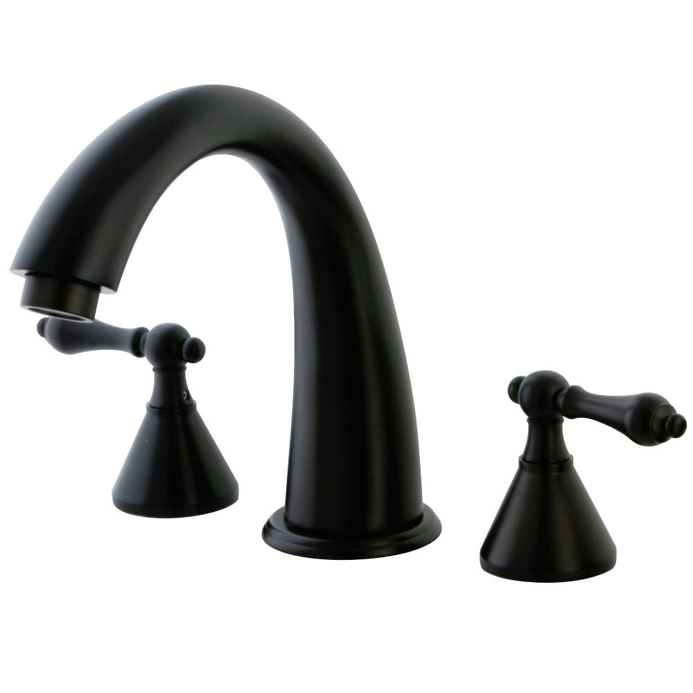 Kingston Brass KS2365AL Naples Roman Tub Faucet, Oil Rubbed Bronze - BNGBath