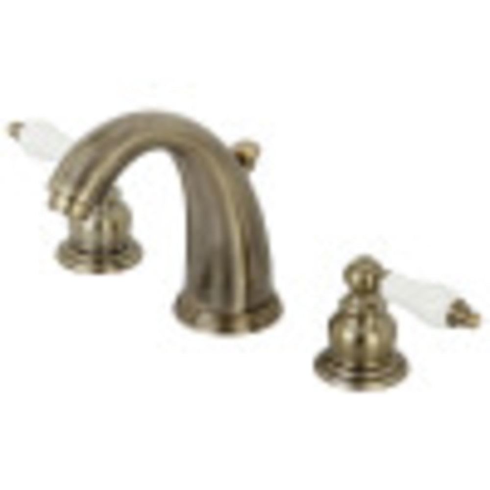 Kingston Brass KB983PLAB Victorian 2-Handle 8 in. Widespread Bathroom Faucet, Antique Brass - BNGBath