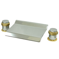 Thumbnail for Kingston Brass KS2244MR Milano Roman Tub Faucet, Polished Chrome/Polished Brass - BNGBath