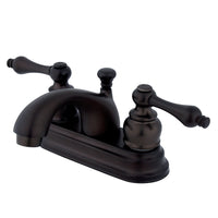 Thumbnail for Kingston Brass KB2605AL 4 in. Centerset Bathroom Faucet, Oil Rubbed Bronze - BNGBath