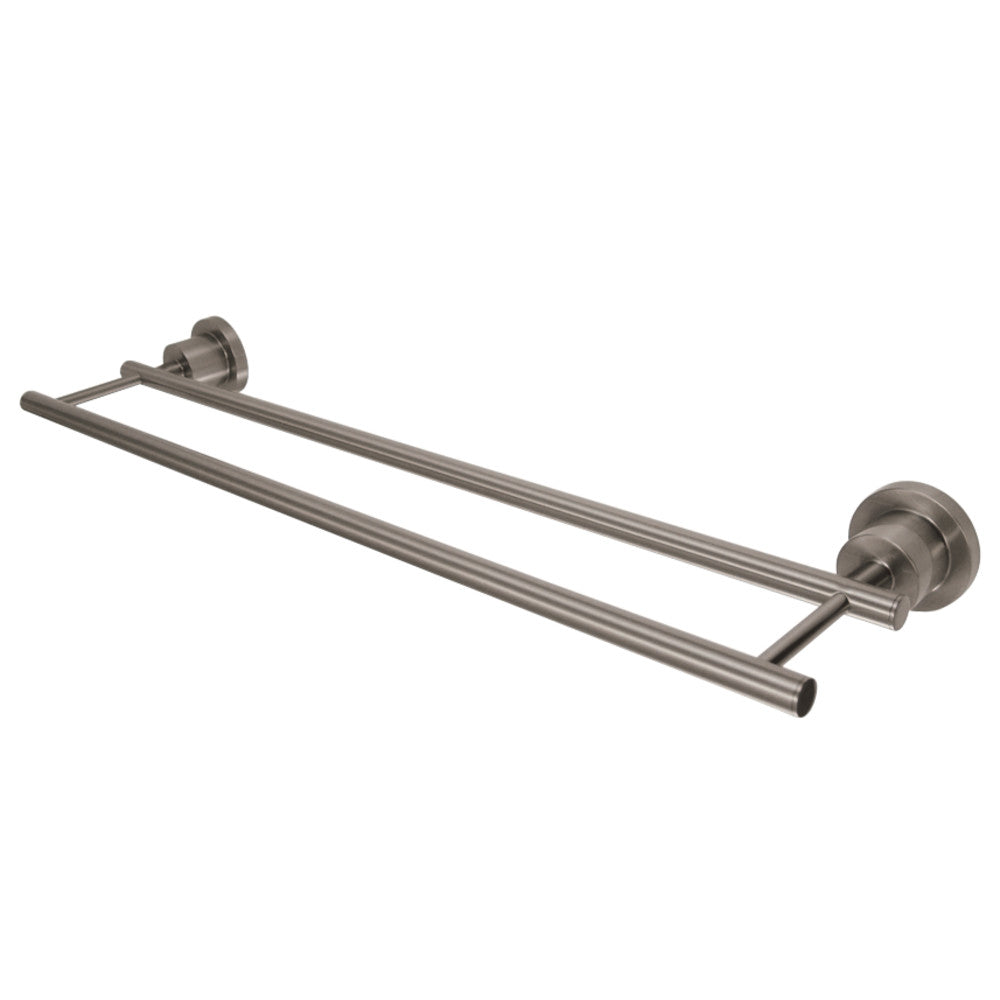 Kingston Brass BA8213SN Concord 24" Dual Towel Bar, Brushed Nickel - BNGBath