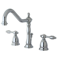 Thumbnail for Kingston Brass KS1991TAL 8 in. Widespread Bathroom Faucet, Polished Chrome - BNGBath