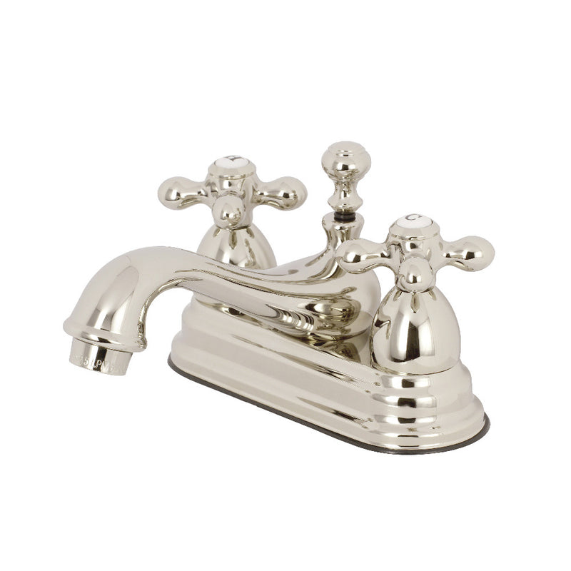 Kingston Brass KS3606AX 4 in. Centerset Bathroom Faucet, Polished Nickel - BNGBath