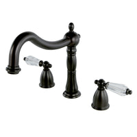 Thumbnail for Kingston Brass KS1345WLL Wilshire Roman Tub Faucet, Oil Rubbed Bronze - BNGBath