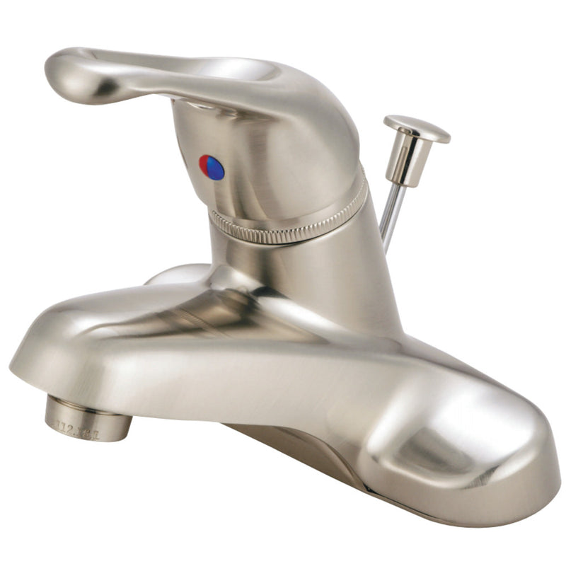 Kingston Brass GKB518 Single-Handle 4 in. Centerset Bathroom Faucet, Brushed Nickel - BNGBath