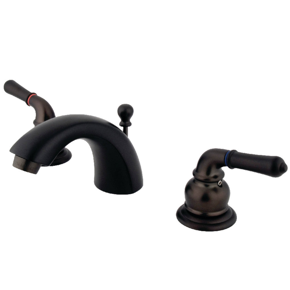 Kingston Brass KS2955 Mini-Widespread Bathroom Faucet, Oil Rubbed Bronze - BNGBath