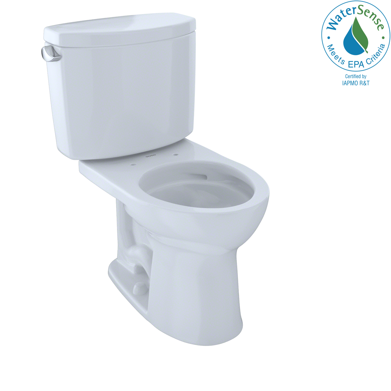 TOTO Drake II Two-Piece Round 1.28 GPF Universal Height Toilet with CeFiONtect,  - CST453CEFG#01 - BNGBath