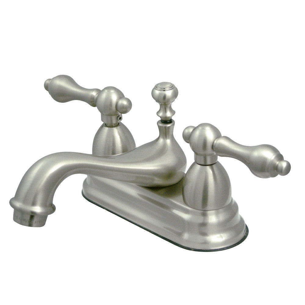 Kingston Brass KS3608AL 4 in. Centerset Bathroom Faucet, Brushed Nickel - BNGBath