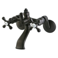 Thumbnail for Kingston Brass CC2665 Vintage Wall Mount Tub Faucet with Riser Adaptor, Oil Rubbed Bronze - BNGBath