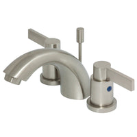 Thumbnail for Kingston Brass KB8958NDL Mini-Widespread Bathroom Faucet, Brushed Nickel - BNGBath