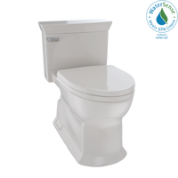 Thumbnail for TOTO Eco Soir√©e One Piece Elongated 1.28 GPF Universal Height Skirted Toilet with CeFiONtect,  - MS964214CEFG#12 - BNGBath