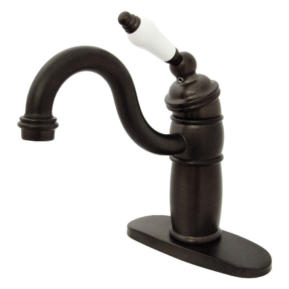 Kingston Brass KB1485PL Victorian Single-Handle Monoblock Bar Faucet, Oil Rubbed Bronze - BNGBath