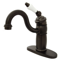 Thumbnail for Kingston Brass KB1485PL Victorian Single-Handle Monoblock Bar Faucet, Oil Rubbed Bronze - BNGBath