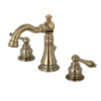 Thumbnail for Fauceture FSC19733AL English Classic Widespread Bathroom Faucet, Antique Brass - BNGBath