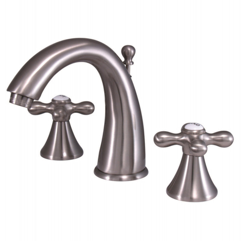 Kingston Brass KS2978AX 8 in. Widespread Bathroom Faucet, Brushed Nickel - BNGBath