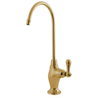 Thumbnail for Kingston Brass KS3192AL Restoration Single Handle Water Filtration Faucet, Polished Brass - BNGBath