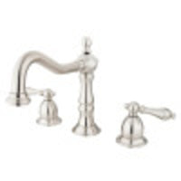 Thumbnail for Kingston Brass KS1978AL 8 in. Widespread Bathroom Faucet, Brushed Nickel - BNGBath