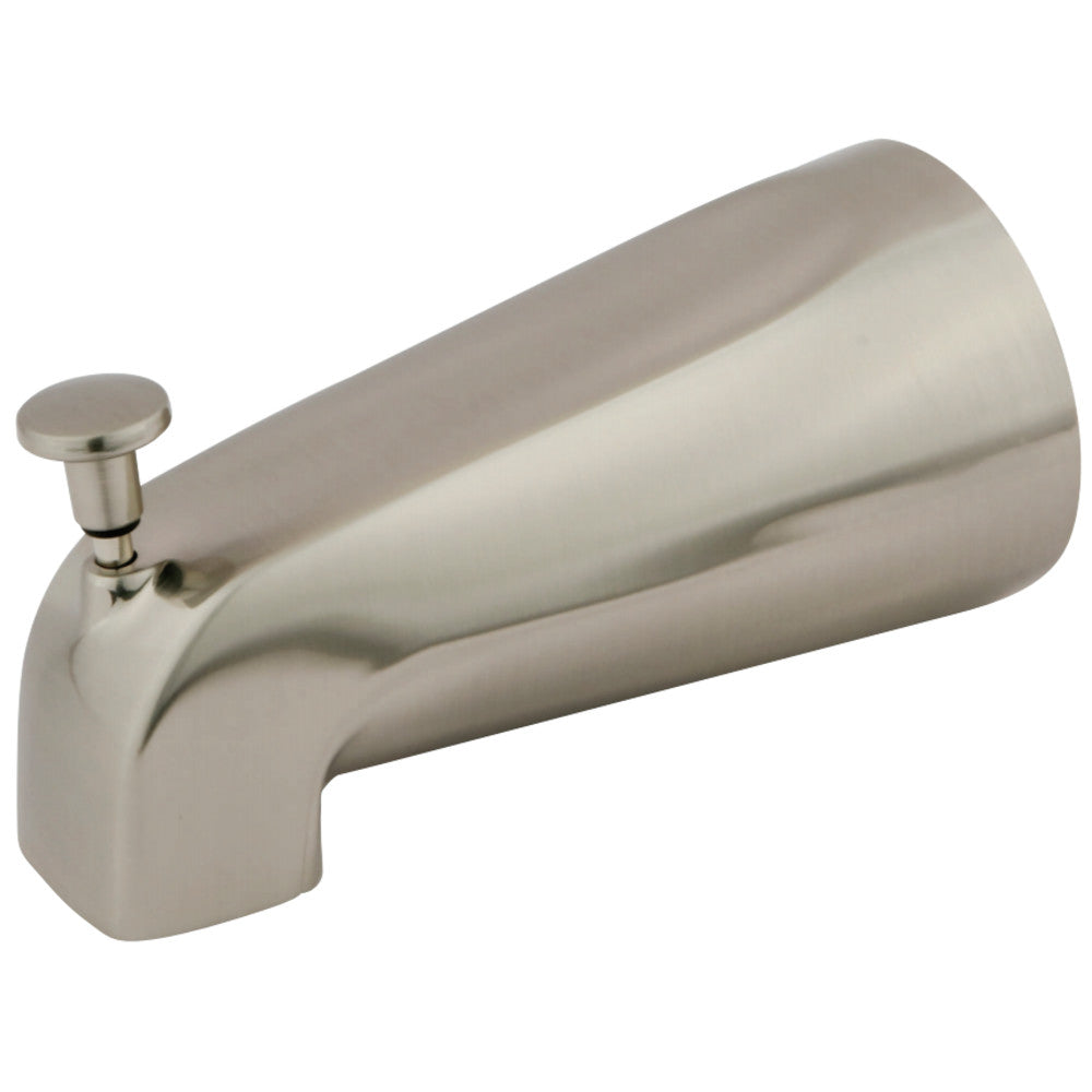 Kingston Brass K189A8 5-1/4 Inch Zinc Tub Spout with Diverter, Brushed Nickel - BNGBath