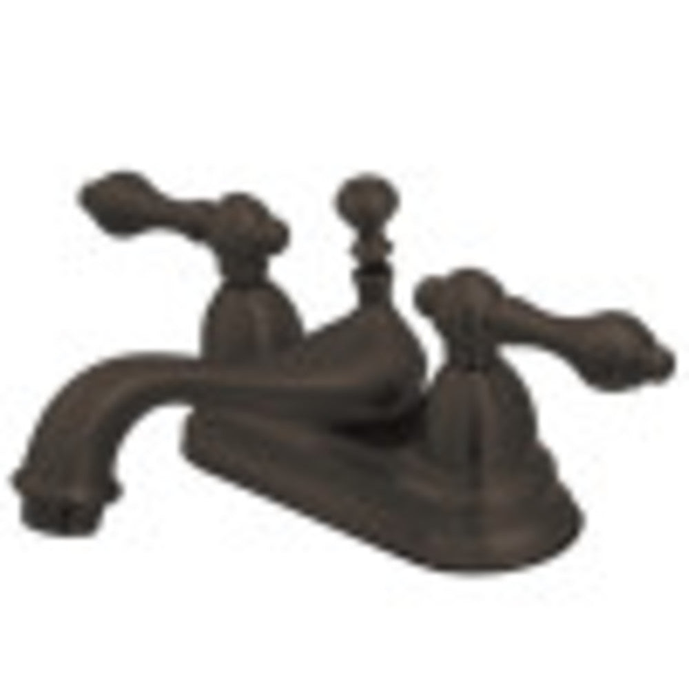 Kingston Brass CC11L5 4 in. Centerset Bathroom Faucet, Oil Rubbed Bronze - BNGBath