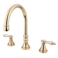 Thumbnail for Kingston Brass KS2342AL Roman Tub Faucet, Polished Brass - BNGBath