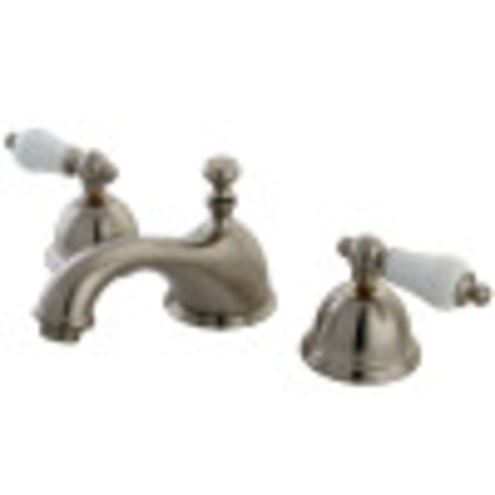 Kingston Brass CC35L8 8 to 16 in. Widespread Bathroom Faucet, Brushed Nickel - BNGBath