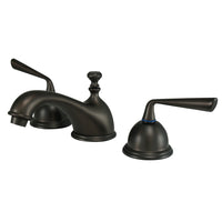 Thumbnail for Kingston Brass KS3965ZL 8 in. Widespread Bathroom Faucet, Oil Rubbed Bronze - BNGBath