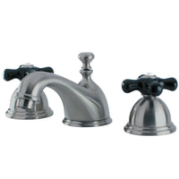 Thumbnail for Kingston Brass KS3968PKX Duchess Widespread Bathroom Faucet with Brass Pop-Up, Brushed Nickel - BNGBath