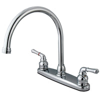 Thumbnail for Kingston Brass GKB790 Chatham Centerset Kitchen Faucet, Polished Chrome - BNGBath