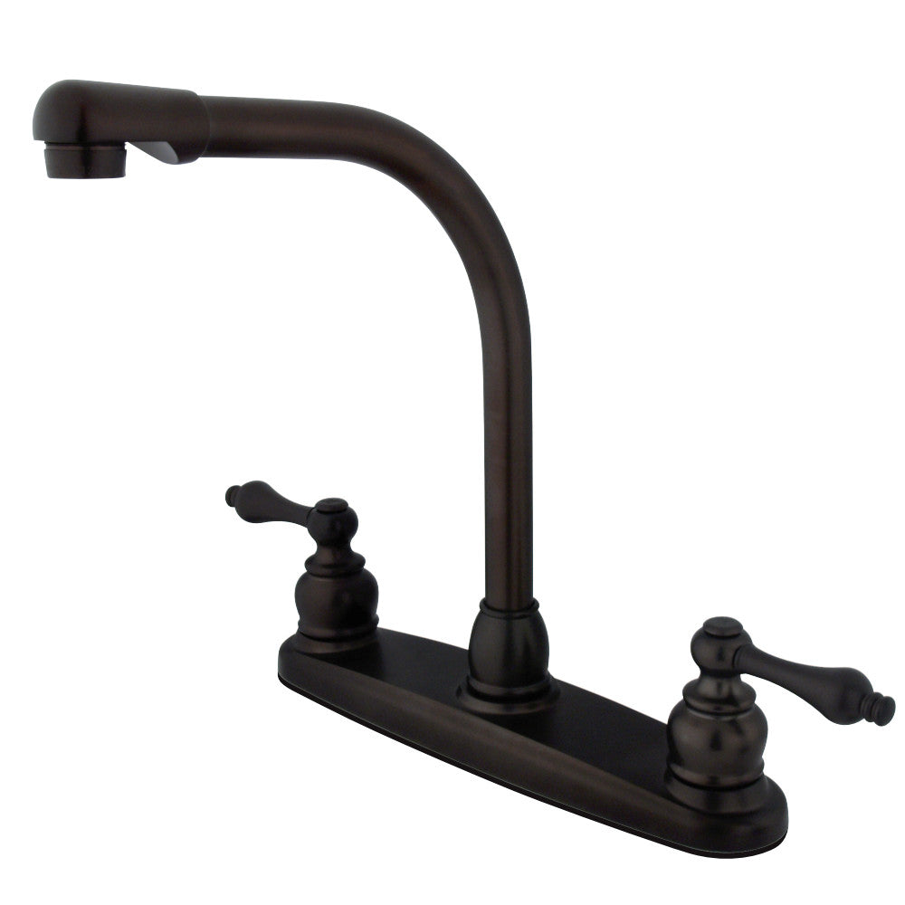 Kingston Brass GKB715ALLS Victorian Centerset Kitchen Faucet, Oil Rubbed Bronze - BNGBath