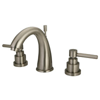 Thumbnail for Kingston Brass KS2968EL 8 in. Widespread Bathroom Faucet, Brushed Nickel - BNGBath