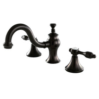 Thumbnail for Kingston Brass KC7165TAL 8 in. Widespread Bathroom Faucet, Oil Rubbed Bronze - BNGBath